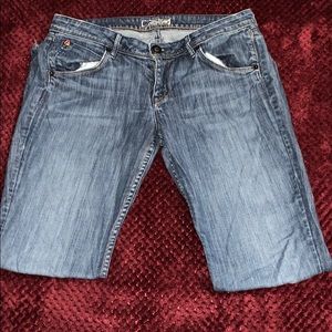 Hudson faded straight leg jeans sz 30